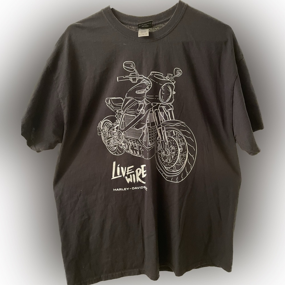 Mens Harley Davidson Black Tee-Shirt Black